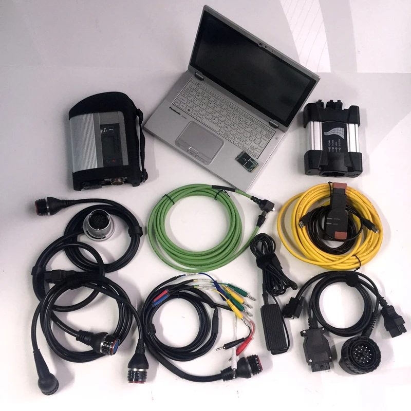 Obd2 сканер Wi Fi для bmw icom следующий a b c с 2021 03 в mb star c4 Компактный 4 ssd cf ax2 планшет 4g