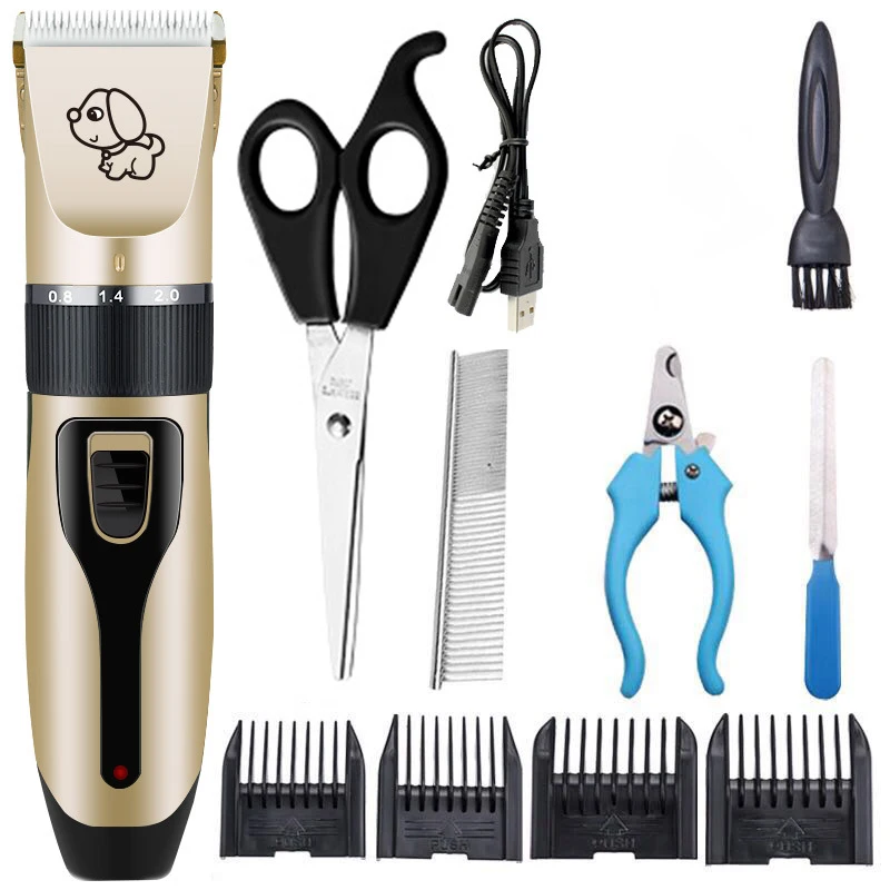 11 шт. Fannie высокомощные машинки для стрижки домашних животных бритва девушек и