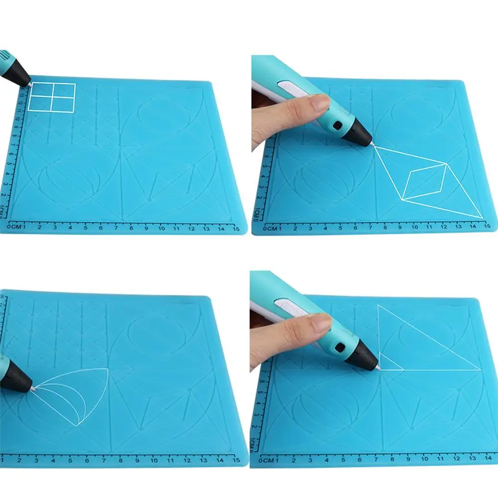 3D печатная ручка-накладка силиконовая геометрическая фигура копия DIY Дизайн