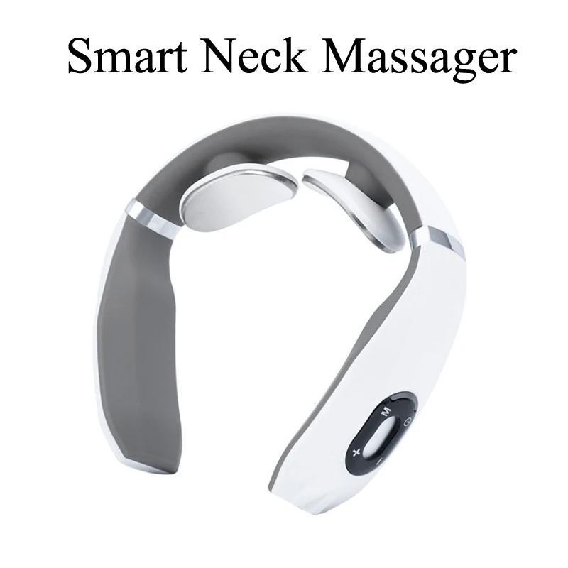 

Intelligent Multifunctional Neck Massager Electromagnetic Pulse Cervical Spine Massager Suitable for Neck Health Maintenance 1Pc
