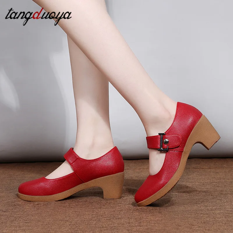 professional dance shoes ballroom latin woman high heel mary jane for women dancing red black | Спорт и развлечения