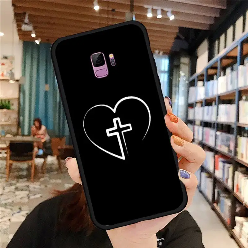 

Faith Christian Religious Jesus Phone Case For Samsung galaxy S 7 8 9 10 20 edge A 6 10 20 30 50 51 70 note 10 plus