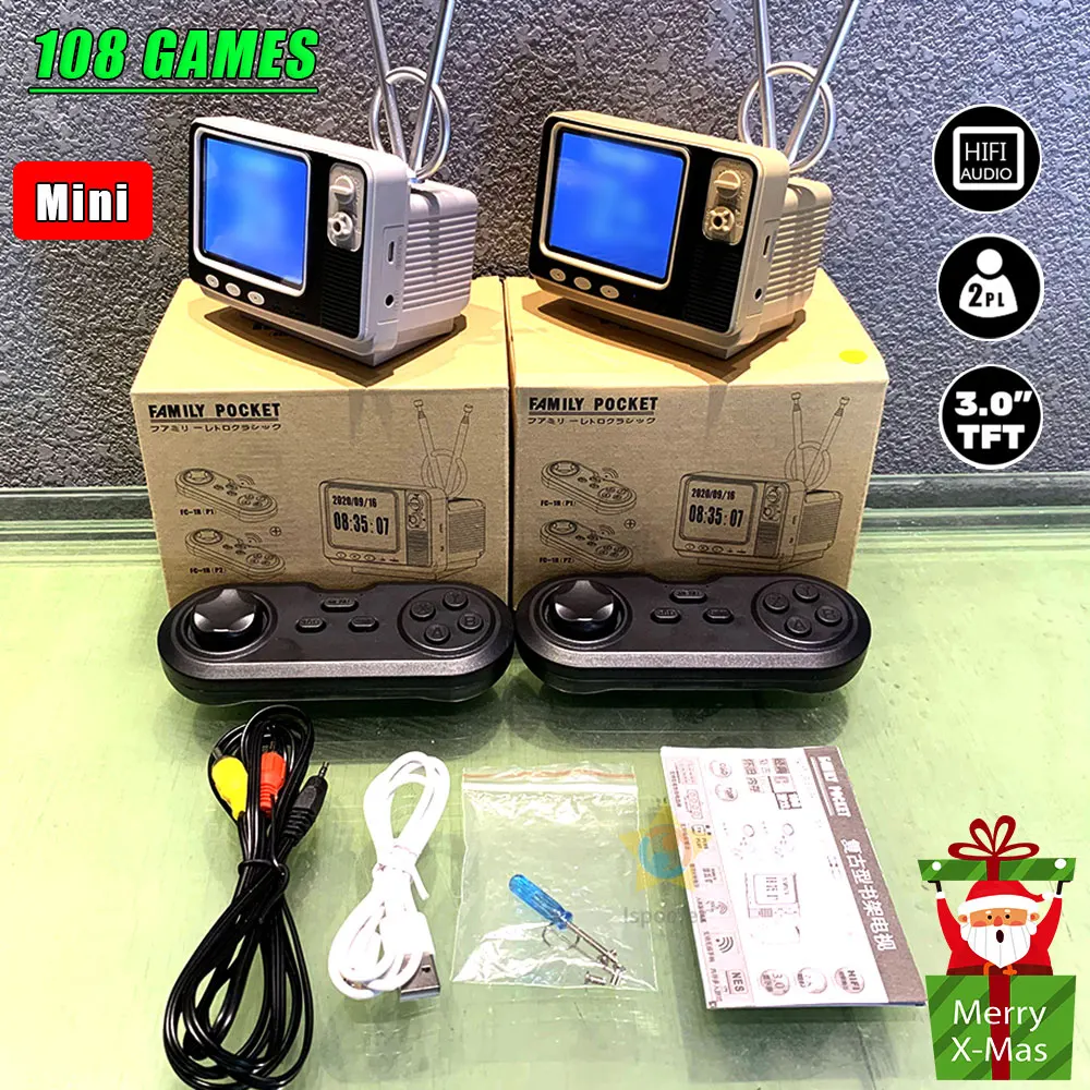 Ретро книжная полка для ТВ игровая консоль GV300 3 0 дисплей экран классический 2 4G