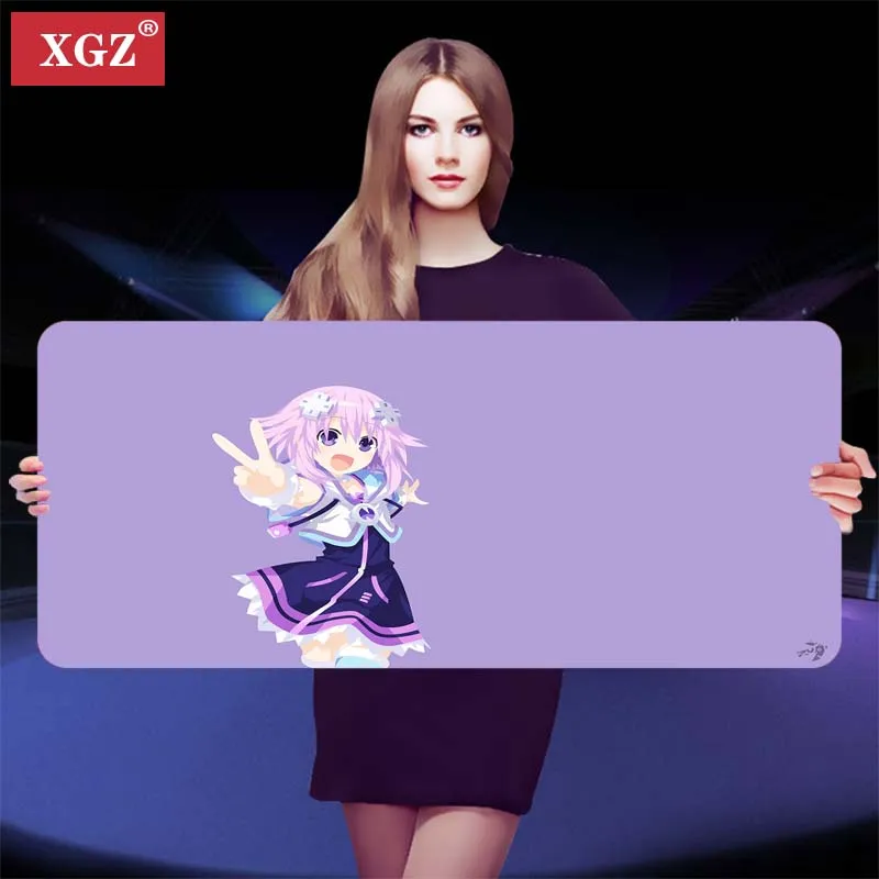 

Xgz Cute Girl Anime Mouse Pad Large Rubber Game Pad Speed Kawaii XL MousePad Keyboard Locking Otaku Computer Desk Mat Rubber