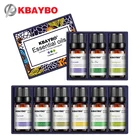 Эфирные масла KBAYBO для ароматерапии, диффузоры, увлажнитель, ароматизатор для дома, лаванда, чайное дерево, лемонграсс, розмарин, апельсин, лилия