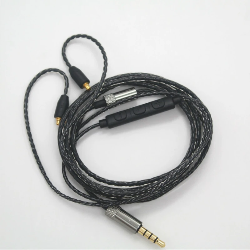 

Аудиокабель MMCX, 18-жильный медный провод, Hi-Fi кабель для наушников, разъем 3,5 мм, подходит для наушников с интерфейсом MMCX