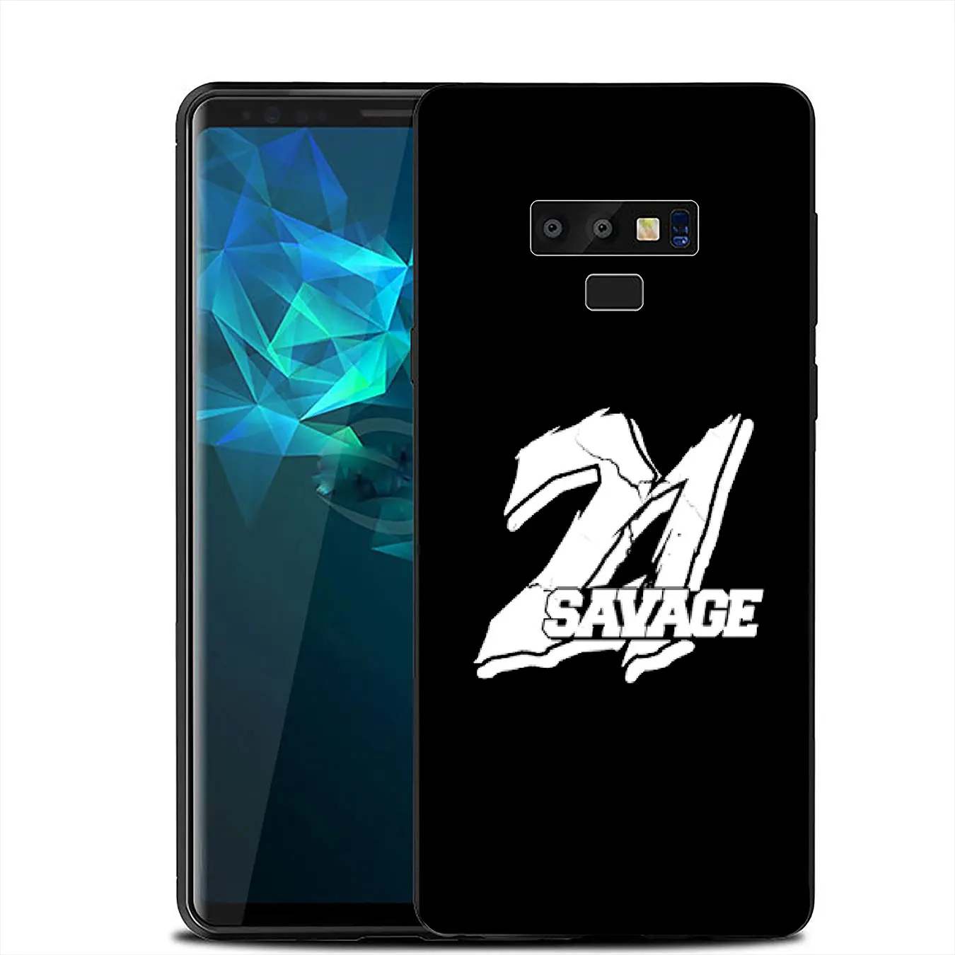 IYICAO 21 Savage Soft Silicone Cover Case for Samsung Galaxy J8 J7 Duo J6 J4 Plus A2 Core Prime 2018 TPU Black |