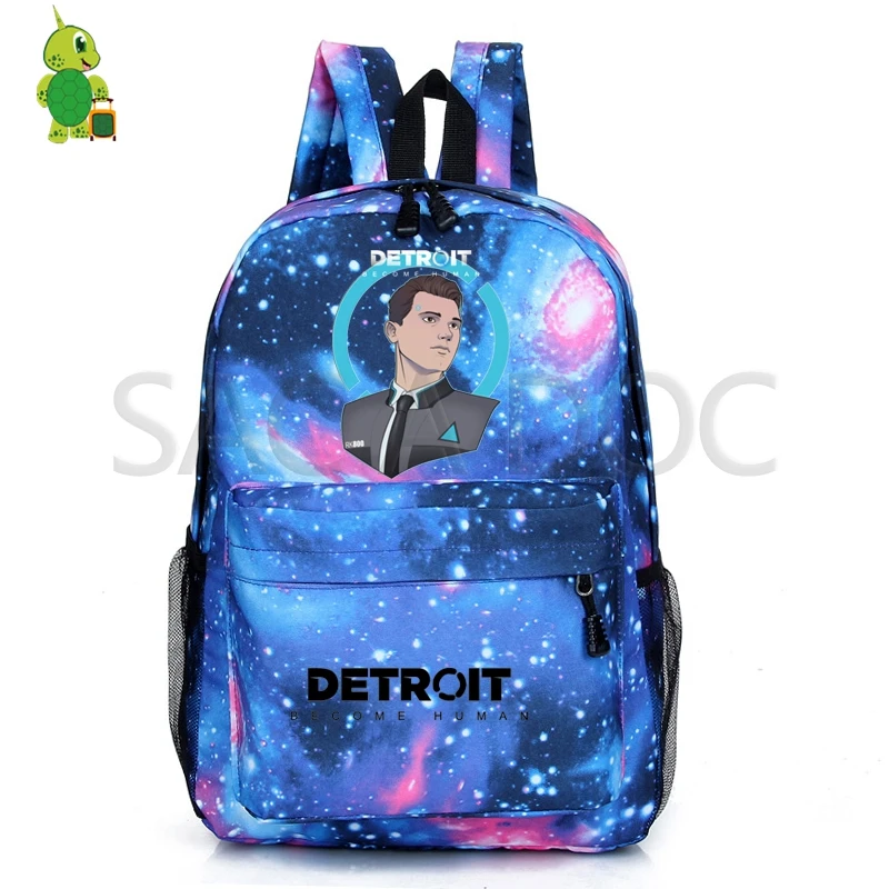 Рюкзак Detroit Become Human Galaxy Kara RK800 школьные сумки для подростков девочек мальчиков