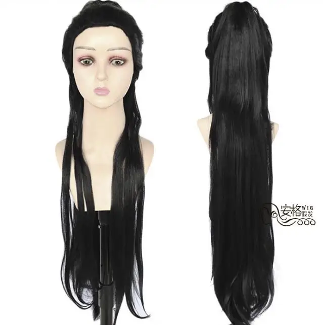 

Long Ponytail Wig Cosplay Anime Demon Slayer Kimetsu No Yaiba Daki Costume Dangan Ronpa Heat Resistant Synthetic Hair Wigs