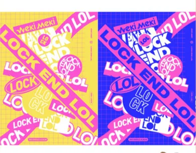 

[MYKPOP]~ официальный ~ WEKI MEKI: LOCK END LOL альбом CD + постер-SA19061905