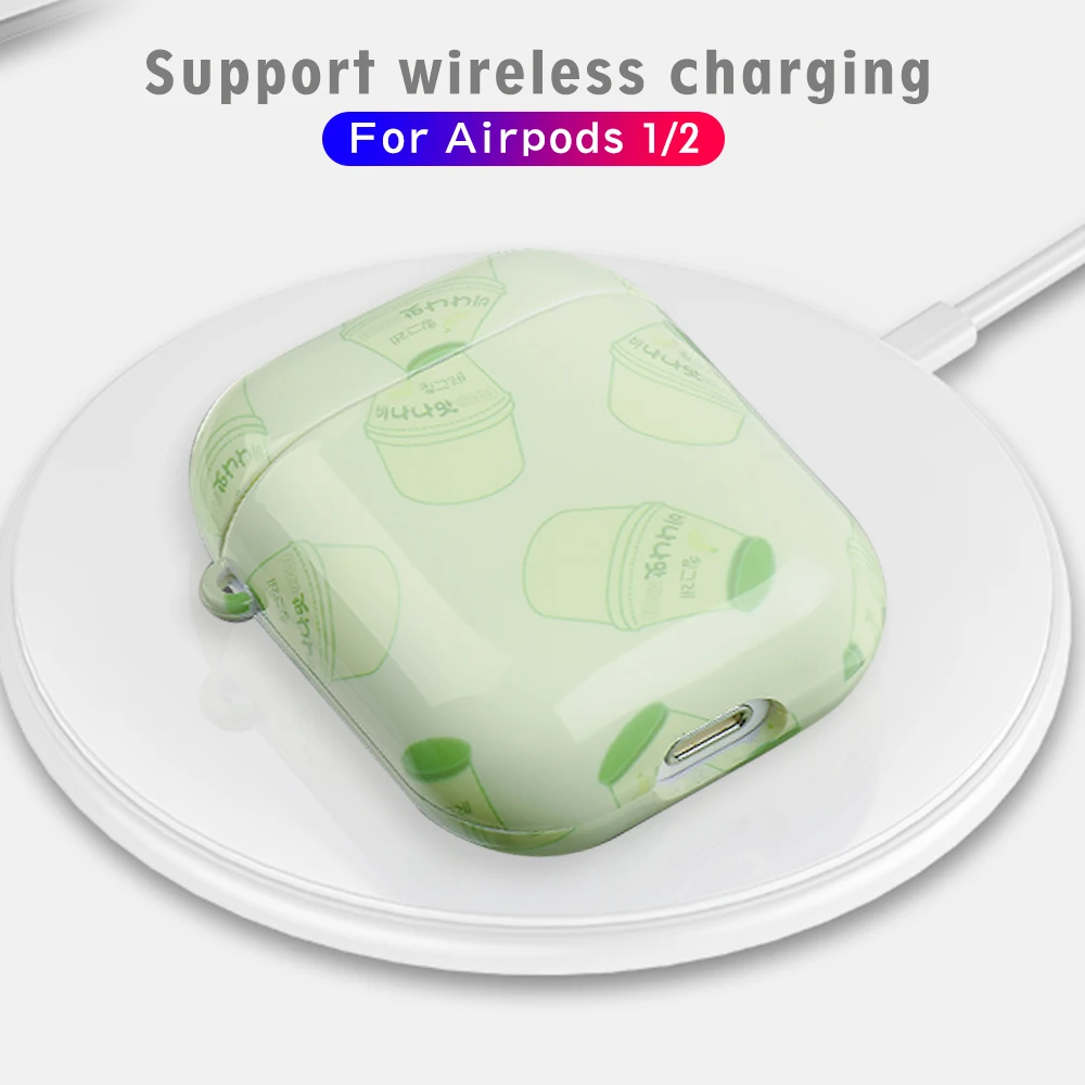 Чехлы с листьями для AirPods 1 Air pods 2 Роскошный чехол Apple Airpod 2nd 1st зарядная коробка Fundas