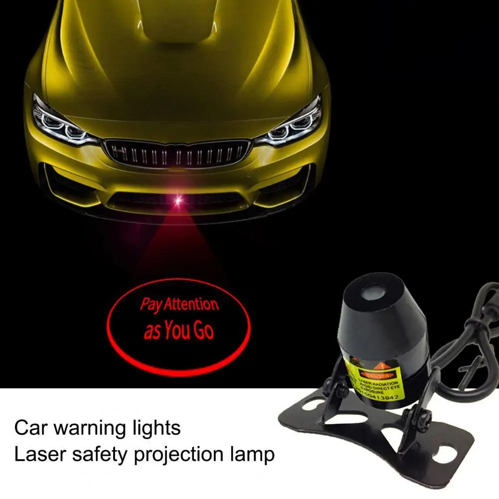 

50% хит продаж! Автомобильный Предупреждение светильник анти столкновения задний конец алюминиевый лазерная проекция противотуманных фар х...