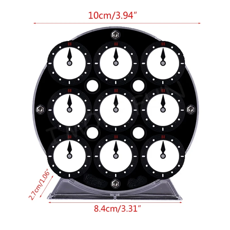 

Magic Clock Puzzle Double-sided Recovery Magnetic Cube for Kids Adults Educational Game Toys Competition Toys