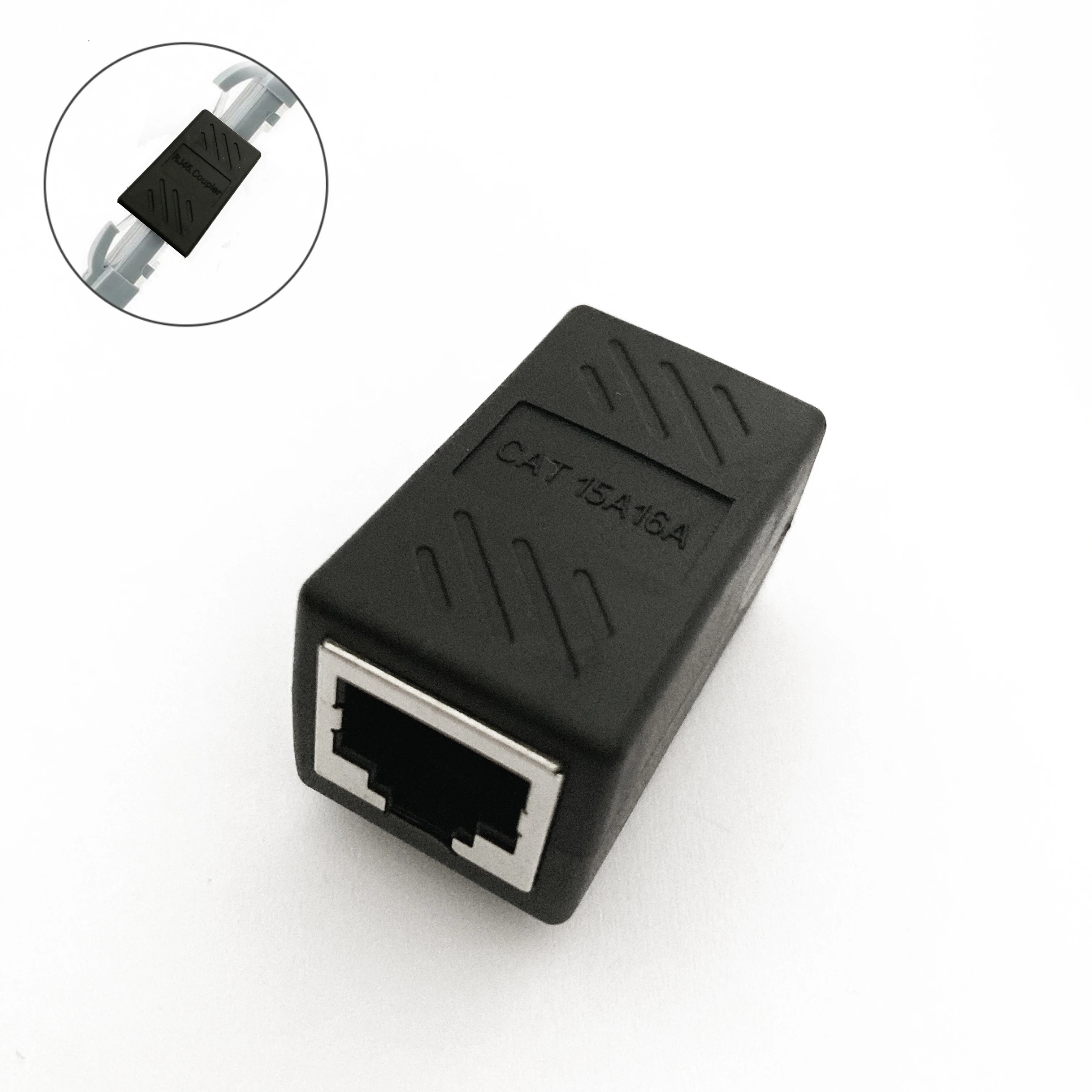 RJ45 разъем Cat7/6/5e Ethernet rj45 адаптер Женский сети LAN Кабельный удлинитель для lan разъем|