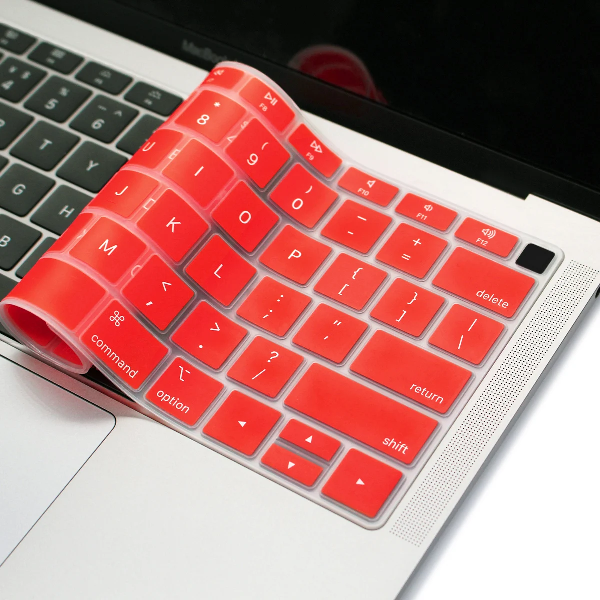 

Чехол для клавиатуры США для Macbook Pro 13 M1 11 Pro 13 16 A2337 A2338, цветная силиконовая защитная наклейка из ТПУ с Touch Bar ID Retina 2021