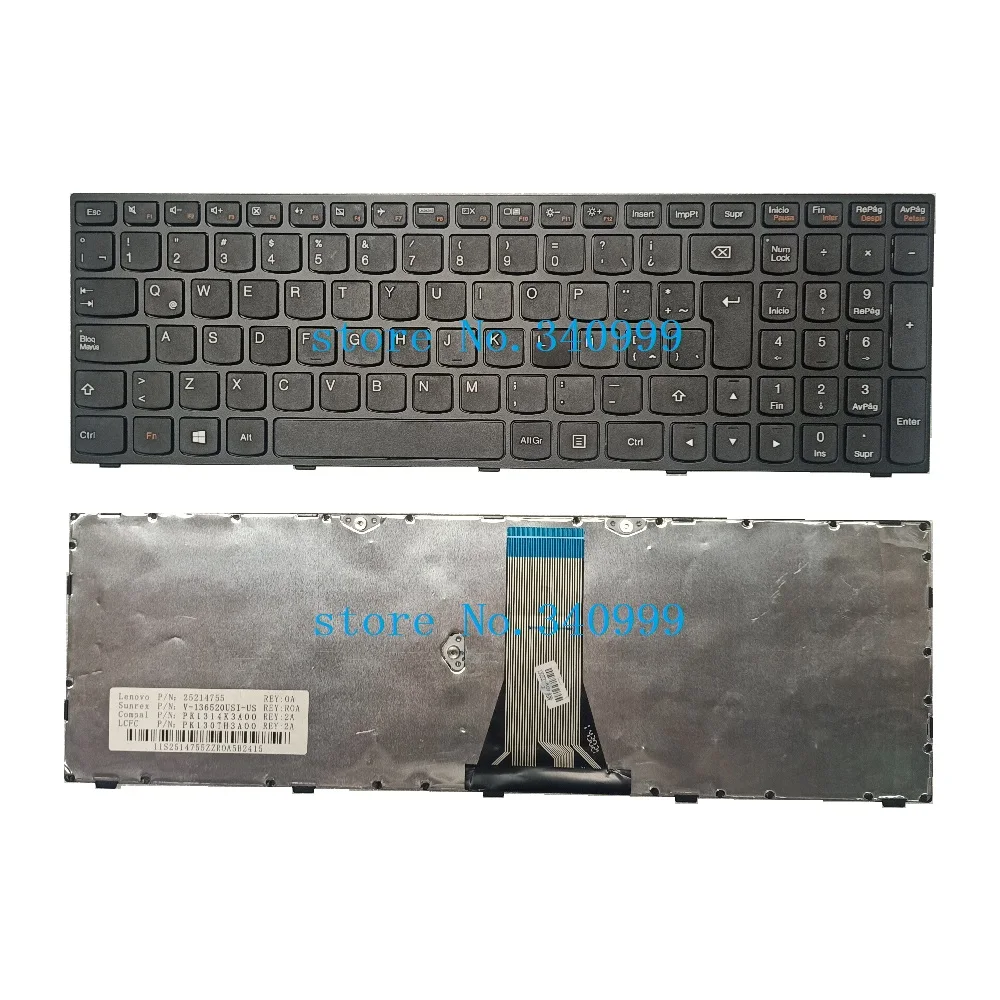 

Латиноамериканская клавиатура для Lenovo G50-70 G50-45 G50-80 G50-30 G50-75 300-15ISK -17ISK 500-15adapter