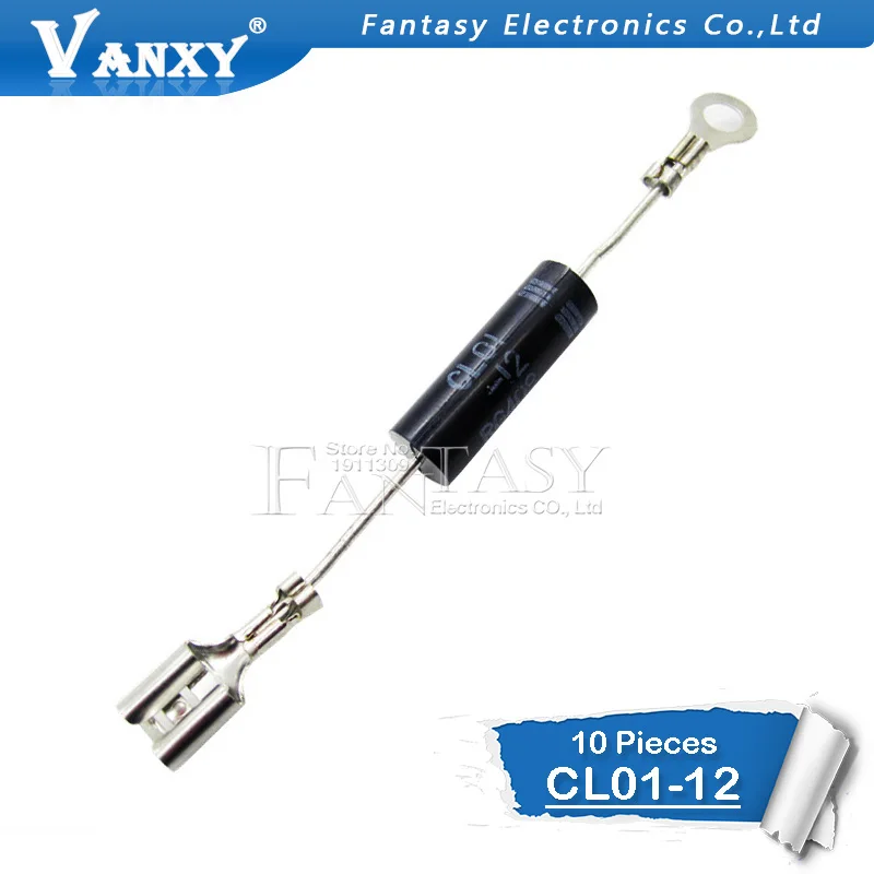 10PCS 5KV 0.75A 750mA Microwave Oven High Voltage Fuse 5kv 6*40mm