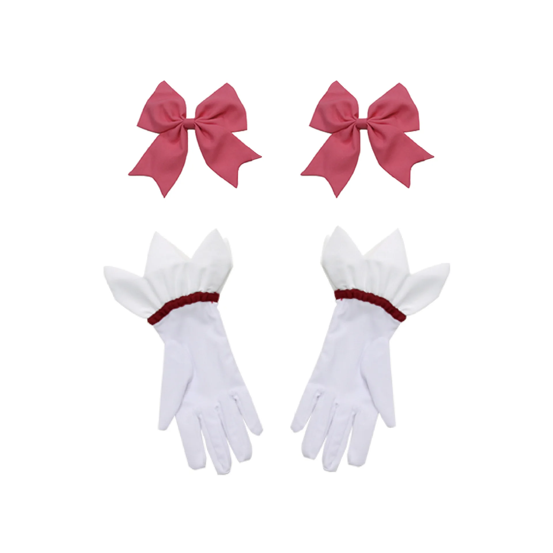 

New Madoka Kaname Maid Dress Puella Magi Madoka Magica Cosplay Costume Short Ball Dress Magical Girl Lolita Role Play Halloween