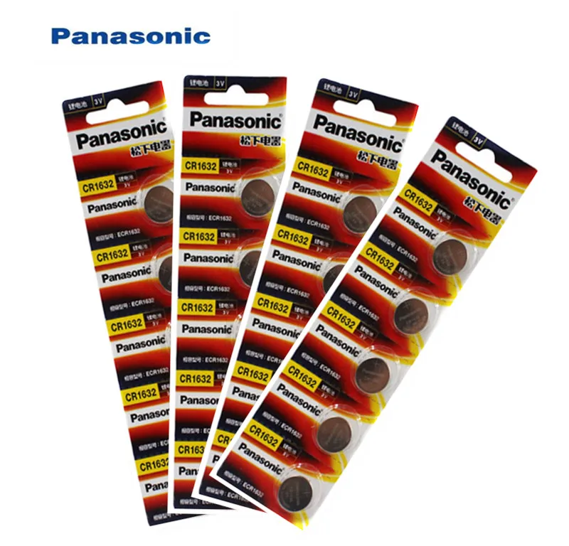 20 шт. оригинальный аккумулятор Panasonic CR1632 для часов автомобильный пульт