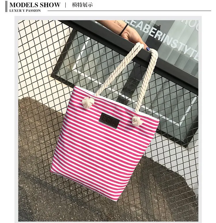 2020 новый стиль Холщовая Сумка через плечо толстая веревка корейская мода