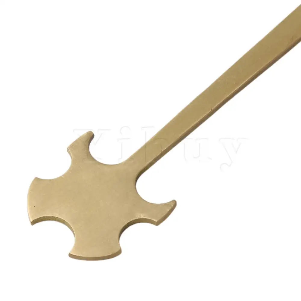 Yibuy золотой Медь звук пост манометр измерительный сеттер ретривер для 4/4