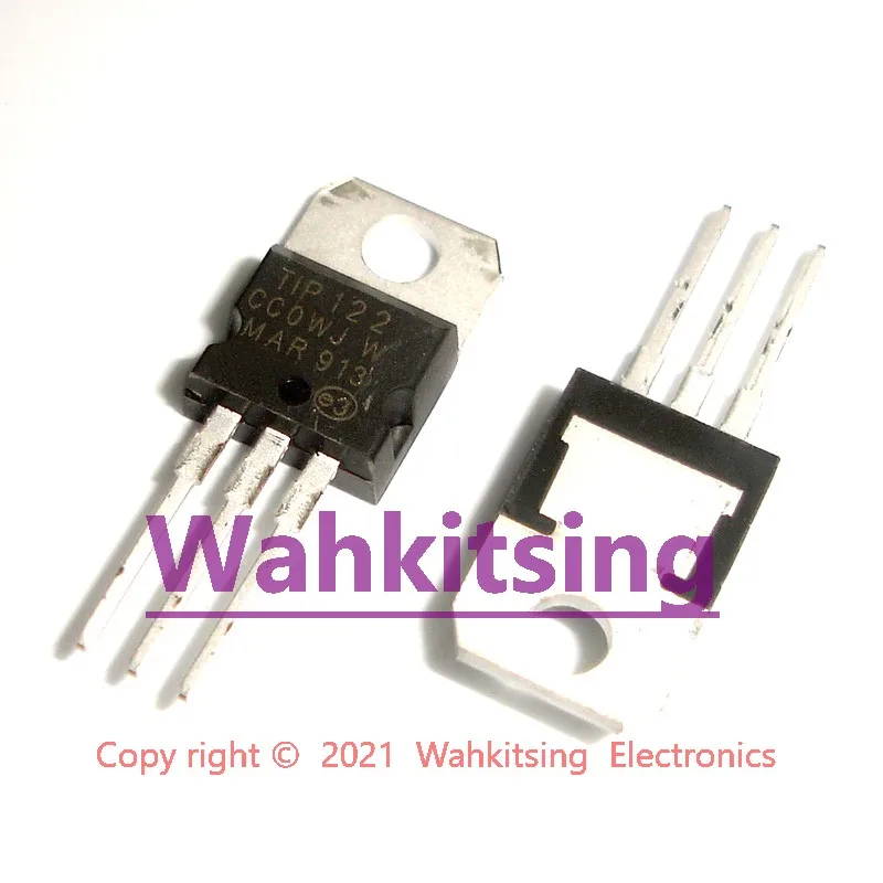 20 шт. TIP122 TO-220 пластиковый NPN Средний Darlington дополнительные силиконовые