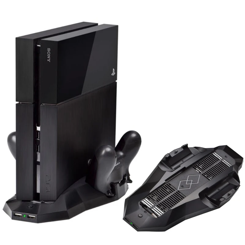 Зарядная док-станция для PS4 охлаждающий вентилятор подставка зарядного