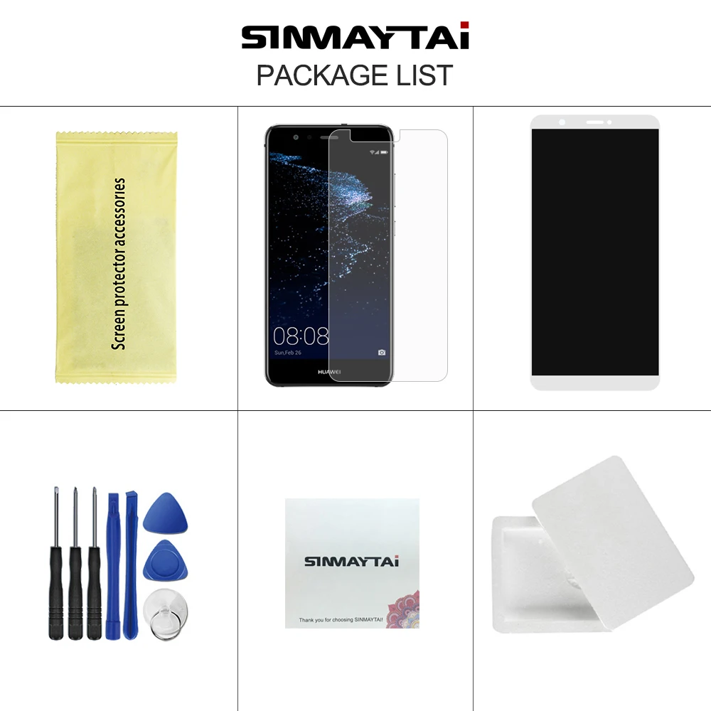 Для Huawei P Смарт ЖК дисплей сенсорный экран дигитайзер сборка для с рамкой рис LX1 L21