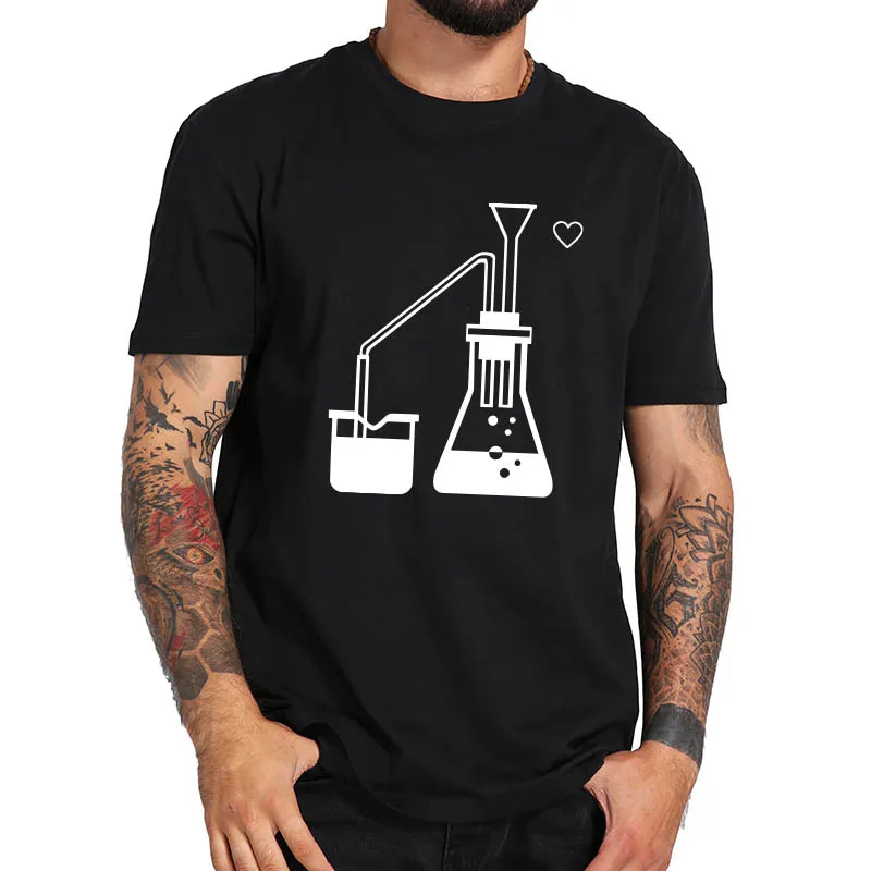 Ein Reagenzglas Flask Tube Experiment Chemistry футболка забавная крутая с милым дизайном европейский
