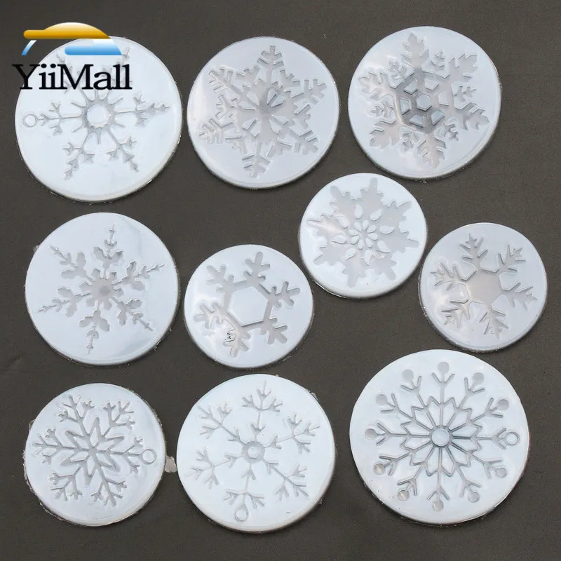 

3D ясно Снежинка серии силиконовые формы УФ-отверждаемая эпоксидная смола формы для изготовления ювелирных изделий литейных форм инструмен...