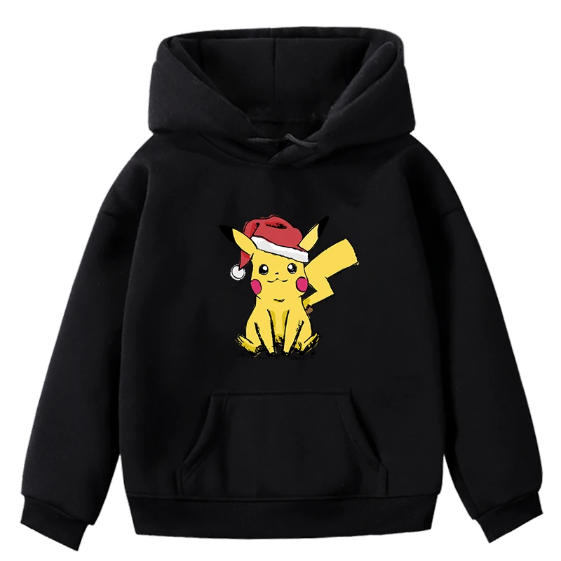 Hoodies 13 Новое поступление, осенне-зимнее пальто толстовки с принтом Покемон Пикачу Детские толстовки для мальчиков Детский ребенок дошкольного возраста девочки младенец, одежда - Цвет: Hoodies 13
