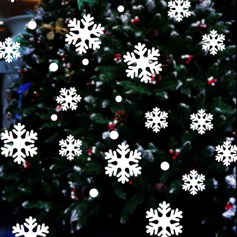 Wall Window Stickers Removable Angel Snowflake Christmas Xmas Vinyl Art Party Festival Decor Decals Glass Sticker M845# | Дом и сад