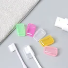 5 шт.компл. пластиковый футляр для зубной щетки Крышка Мульти Цвет и пешего туризма и Портативный щетки защитная втулка на присоске для хранения зубных защиты