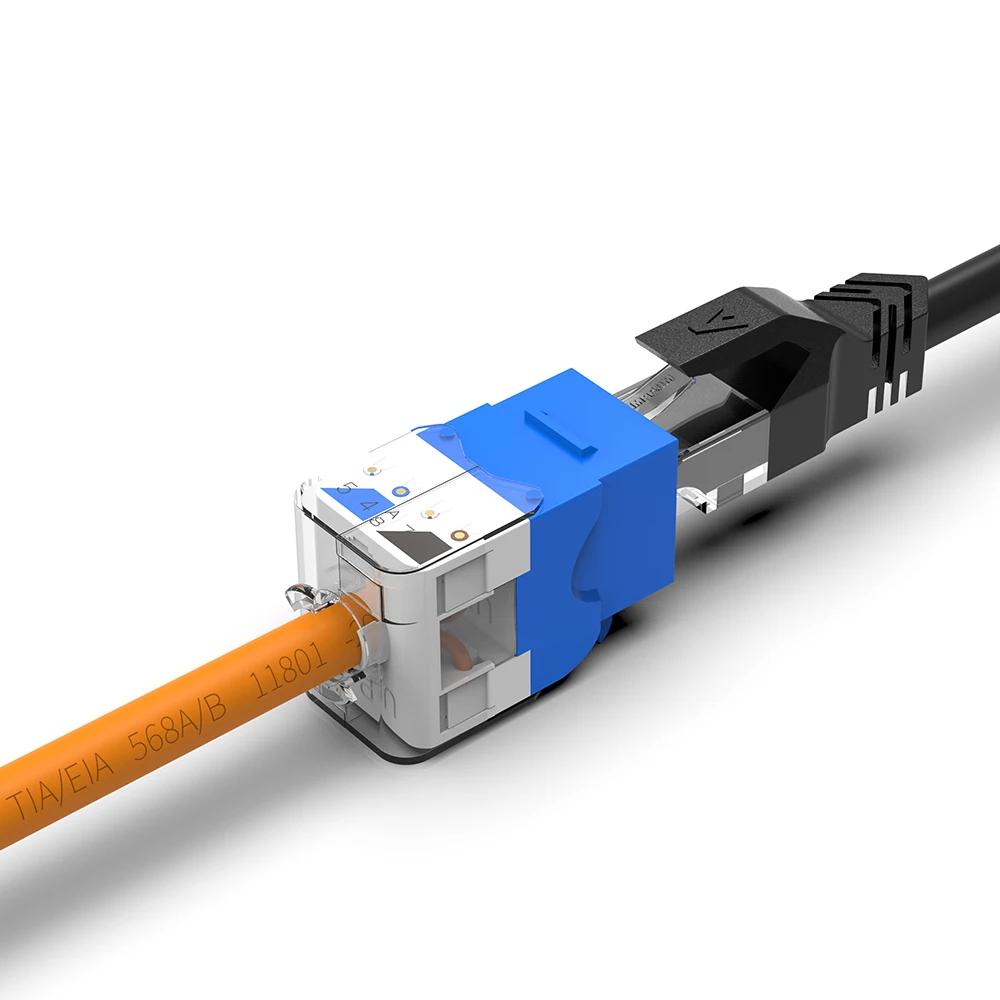 Устройство AMPCOM 10 шт. в упаковке с разъемом для ключей без инструмента CAT6 разъем RJ45