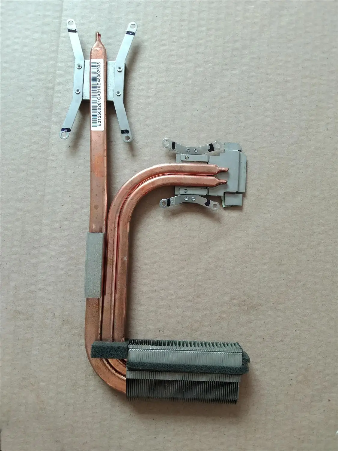 Оригинальный ноутбук Процессор радиатора Вентилятор охлаждения для MSI MS-1757 MS-1756