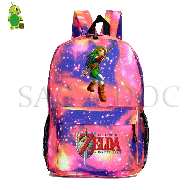 9 Легенда о Зельде игровой рюкзак для Galaxy Link Majora's Mask школьные сумки для подростков девочек мальчиков путешествия рюкзак Детский рюкзак для книг - Цвет: 9