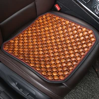 summer cool car seat cover natural maple wood bead car seat cushion massage breathable environmental waterproof seat mat