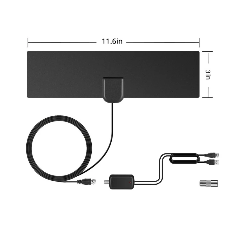 

Mini Indoor Digital HDTV Antenna TV 900 Miles Radius Amplifier DVB-T2 Isdb-tb Clear Satellite Dish Signal Receiver Aerial New