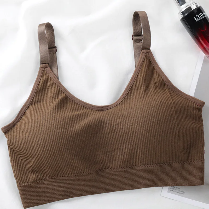 Women Yoga Padded Sport Shirt Shockproof Sports Bras Breathable Athletic Fitness Running Vest Skin-friendly Tops Gym | Мать и ребенок