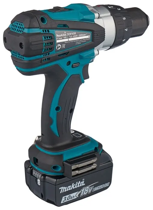 Шуруповерт аккумуляторный Makita DDF458RFE | Электрические гайковерты