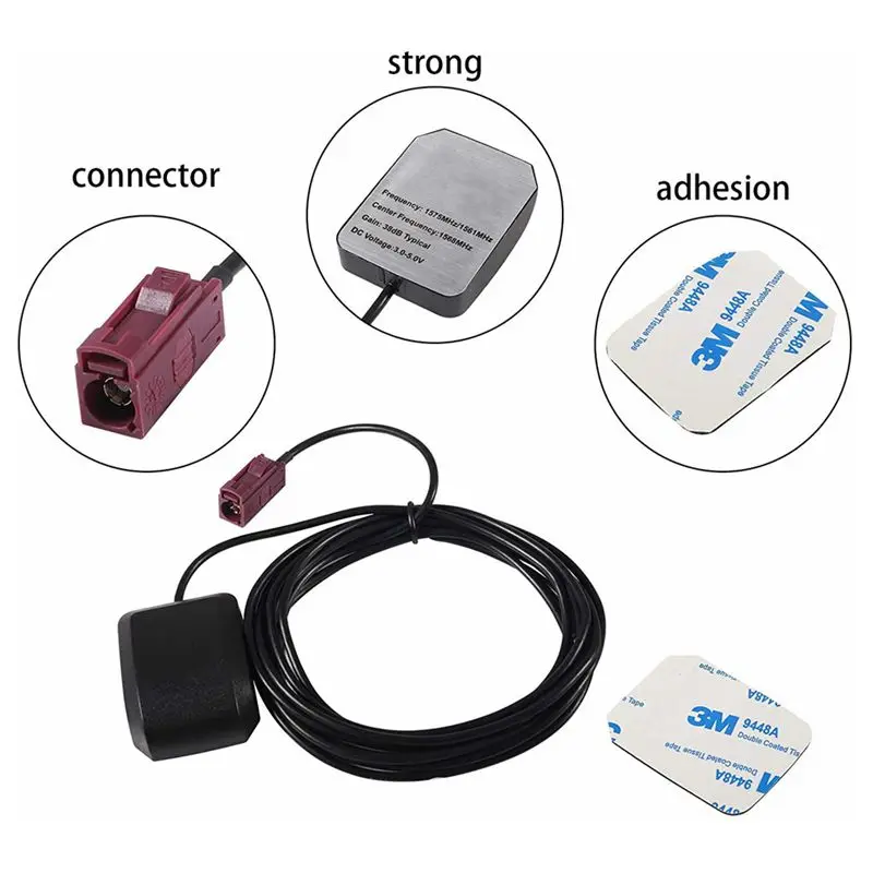 Новая Водонепроницаемая активная Автомобильная GPS-навигационная антенна Fakra H