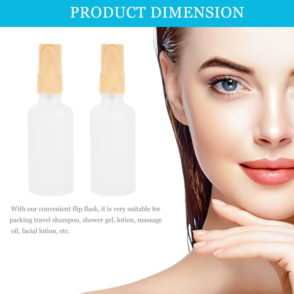 

4pcs Practical Lotion Bottles Travel Lotion Dispensing Bottles Perfume Bottles