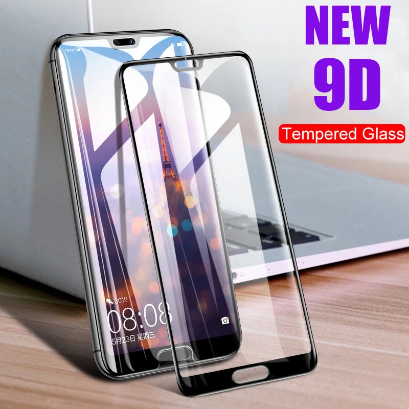 Защитное стекло с полным покрытием 9D для Huawei P20 Pro Lite p20lite Nova 3e nova3e p20pro закаленное