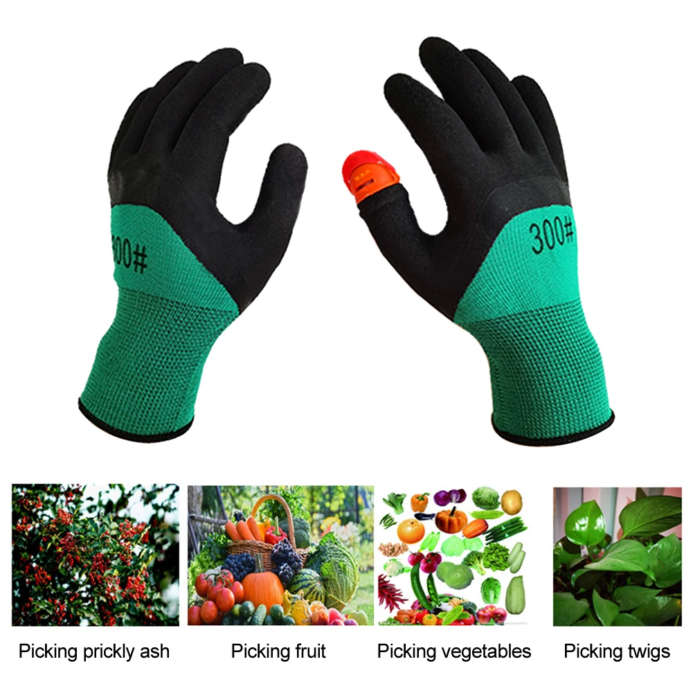 

Separator Pepper Garden Gloves Farm Hand Picking Vegetables Fruits Harvesting Nails Thumb Knife Picker Cutting Protection Tool