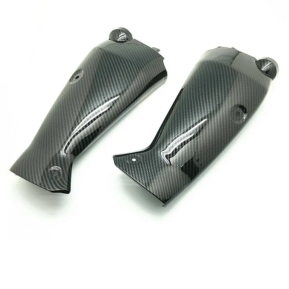 

Front Intake Tubes Panel Fairing Carbon Fiber Cover For Yamaha YZF R1 2009-2014