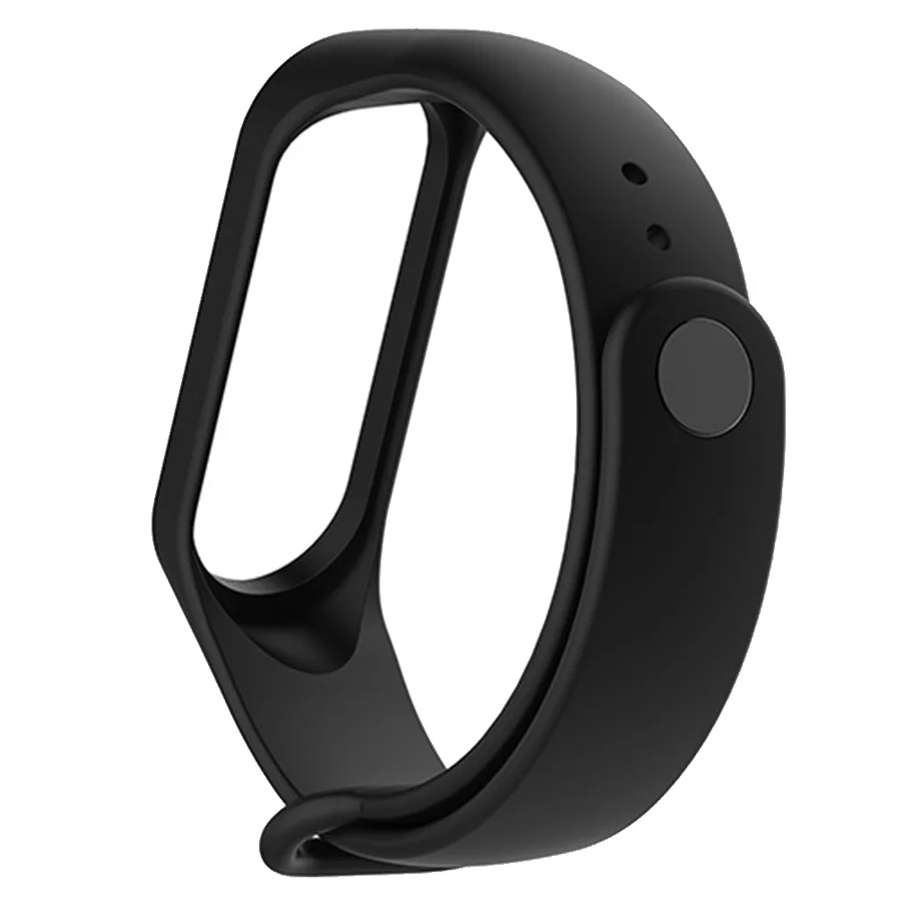 Ремешок сменный спортивный для Xiaomi MI Band 3 4 мягкий силиконовый браслет |
