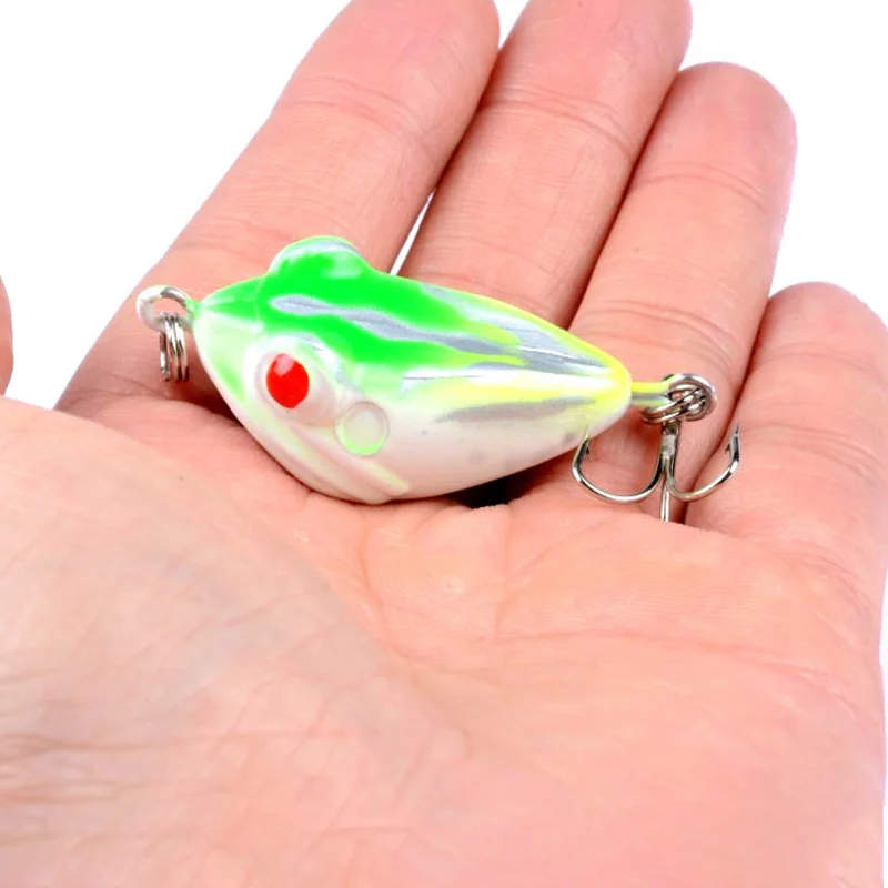 2 шт. Luya поддельная приманка 4 см/6 г 6 цветная пластиковая рыболовная тройной