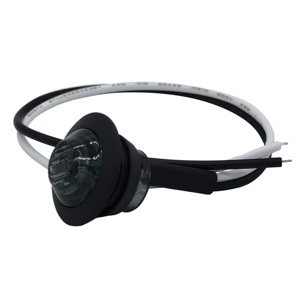 20 шт. 3/4 дюйма 3 светодиода белые сигнальные лампы для грузовиков прицепов