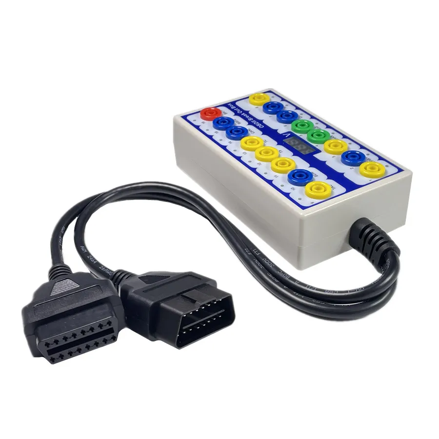 OBDIICAT Новый OBD 2 Break Out Box OBD2 Breakout OBDII протокол детектор диагностический разъем для