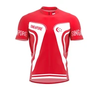 singapore various choices summer mens team cycling jersey road mountain race bike riding tops bike wear quick drying clothing